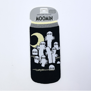 ムーミン ニョロニョロ あれこれポーチ ブラック