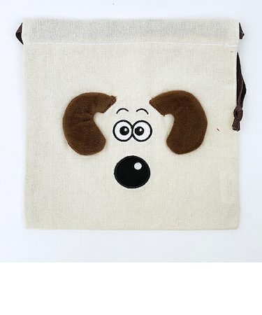 ウォレスとグルミット グルミット ぬいぐるみ巾着