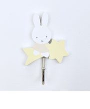 ミッフィー miffy マグネットフック ライトオレンジ