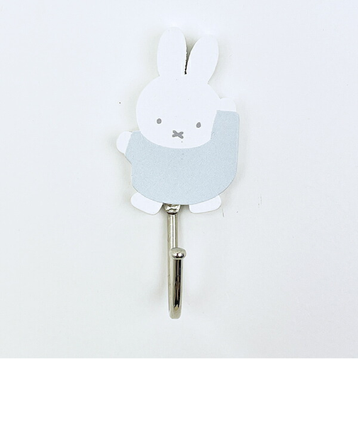 ミッフィー miffy マグネットフック ブルーグレー