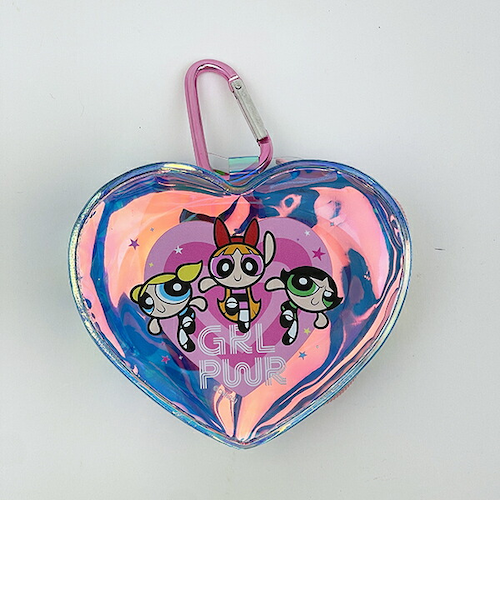 パワーパフガールズ ハートオーロラポーチ ピンク パワパフ