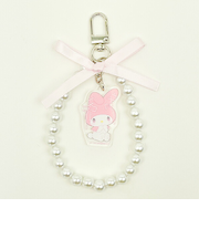 サンリオ マイメロディ リボンパールキーチェーン バレエコア  Sanrio