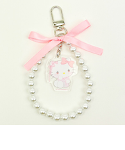 サンリオ ハローキティ リボンパールキーチェーン バレエコア Sanrio