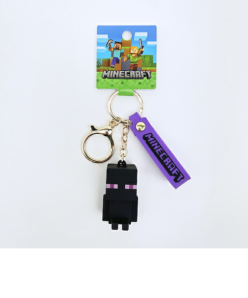 マインクラフト エンダーマン マスコットキーホルダー マイクラ