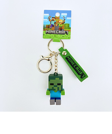 マインクラフト ゾンビ マスコットキーホルダー マイクラ