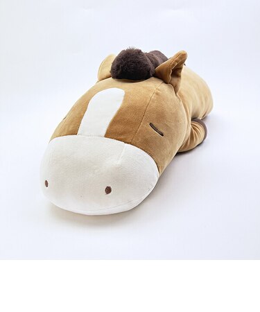 プレミアムねむねむ コクリコ 馬 ぬいぐるみ抱き枕 (L) キャメル りぶはあと 2026 干支