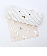 ミッフィー miffy メガネケース ベージュ おかおコーデュロイシリーズ 眼鏡ケース