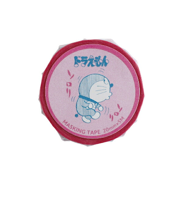 ドラえもん マスキングテープ (ピンク) 文具 日本製