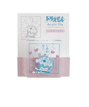 ドラえもん アクリルクリップ (ピンク) 文具 日本製