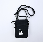 MLB(メジャーリーグ)  ドジャース ミニショルダーバッグ ブラック×ホワイト