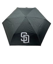 MLB(メジャーリーグ)  パドレス 折りたたみ傘 ブラック 晴雨兼用