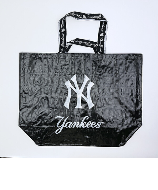 MLB(メジャーリーグ)  ヤンキース ショッピングトートバッグ ブラック