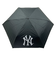 MLB(メジャーリーグ)  ヤンキース 折りたたみ傘 ブラック 晴雨兼用