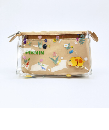 ピクミン クリアポーチ mitte ベージュ