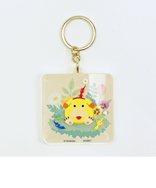 ピクミン レイヤーアクリルキーホルダー あつまれ 日本製