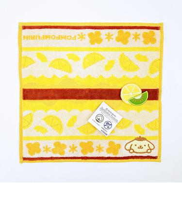 サンリオ ポムポムプリン タオルハンカチ プリンケーキ  Sanrio