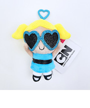 パワーパフガールズ バブルス ぬいぐるみキーリング サングラスver. パワパフ