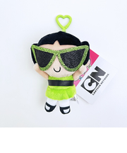 パワーパフガールズ バターカップ ぬいぐるみキーリング サングラスver. パワパフ