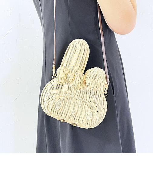 サンリオ マイメロディ ラタンバッグ ショルダーバッグ ACCOMMODE アコモデ Sanrio