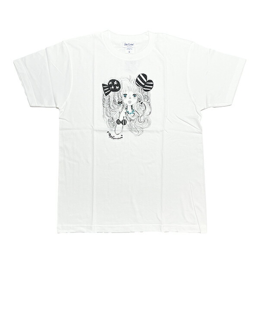 水森亜土 リボンファッション 半袖Tシャツ(M) ホワイト アパレル