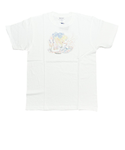 水森亜土 ハートバレエ 半袖Tシャツ(M) ホワイト アパレル