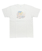 水森亜土 ハートバレエ 半袖Tシャツ(M) オートミール アパレル