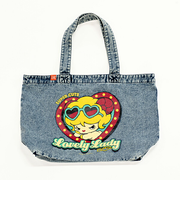 AngryBabyz アングリーベイビーズ デニムトート ハートパフィー バッグ アンベビ