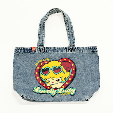 AngryBabyz アングリーベイビーズ デニムトート ハートパフィー バッグ アンベビ