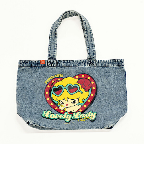 AngryBabyz アングリーベイビーズ デニムトート ハートパフィー バッグ アンベビ