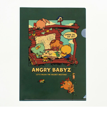 AngryBabyz アングリーベイビーズ クリアファイル 秘密基地 文具 アンベビ