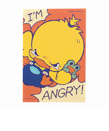 AngryBabyz アングリーベイビーズ 大泣きミック ポストカード 文具 アンベビ