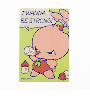 AngryBabyz アングリーベイビーズ 大泣きミッシー ポストカード 文具 アンベビ