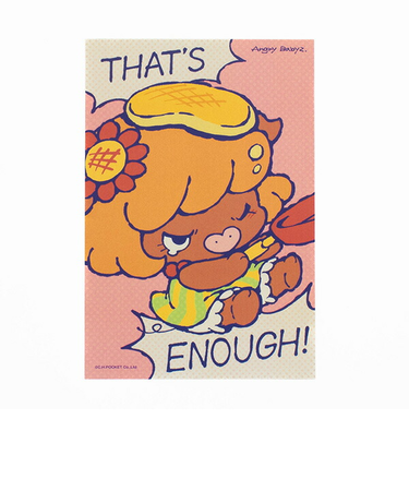 AngryBabyz アングリーベイビーズ 大泣きベッキー ポストカード 文具 アンベビ