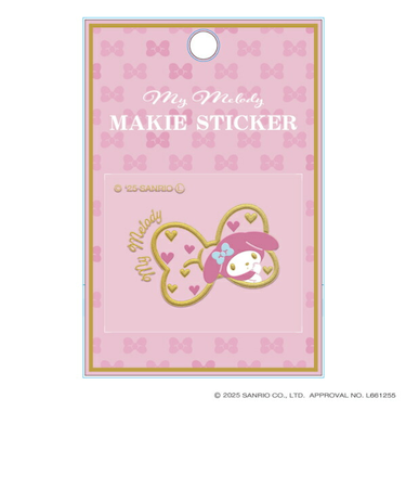 サンリオ マイメロディ 蒔絵シール ステッカー  Sanrio