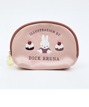 ミッフィー miffy ラウンドティッシュポーチ ピンク ドルチェシリーズ