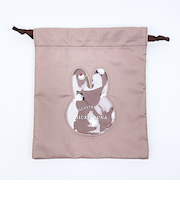 ミッフィー miffy 巾着 ブラウン ドルチェシリーズ