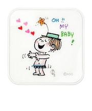 水森亜土 USB/USB Type-C ACアダプタ (男の子) 充電器 スマホ用品