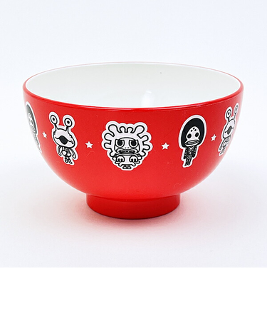 ウルトラマン かいじゅうステップワンダバダ 塗汁椀(M) キッズ レッド 食器 日本製