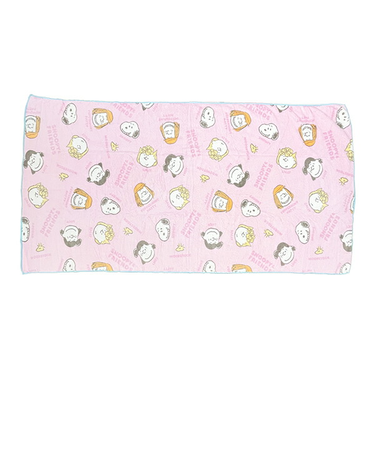 スヌーピー SNOOPY&FRIENDS クイックドライバスタオル (ピンク) SNOOPY