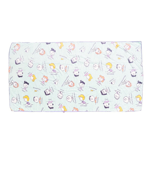 スヌーピー ミントオールフレンズ クイックドライバスタオル (グリーン) SNOOPY