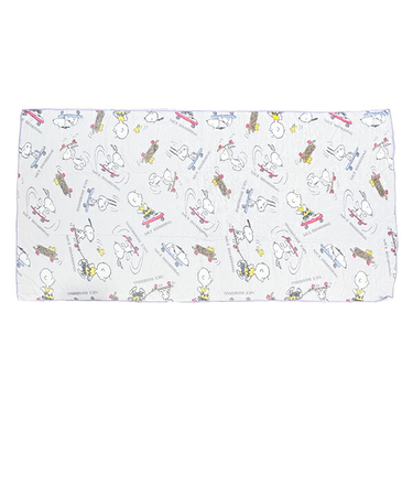 スヌーピー スケボー クイックドライバスタオル (パープル) SNOOPY