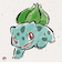 ポケットモンスター フシギダネ アートパネル 筆書き インテリア ポケモン 日本製
