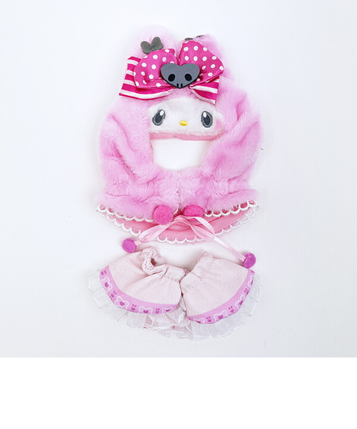 サンリオ マイメロディ50th ブラッシュコスチューマー Sサイズ ぬい活 ぬいぐるみ用コスチューム Sanrio