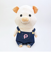 ぷーとん ぬいぐるみ (LL) デニム