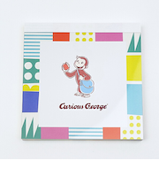 おさるのジョージ メモパッド・スクエア (カラフル) 文具 日本製