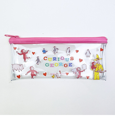 おさるのジョージ PVCペンポーチ (アニマル) 文具 日本製