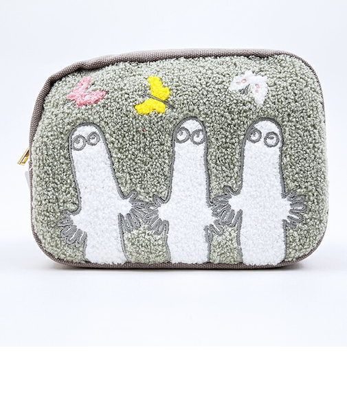 ムーミン ニョロニョロ サガラ刺繍ポーチ MOOMIN