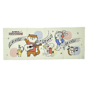 可愛い嘘のカワウソ ぬんぬんレコード 手ぬぐい 日本製