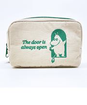 ムーミン 80th リバーシブルポーチ (グリーン) MOOMIN