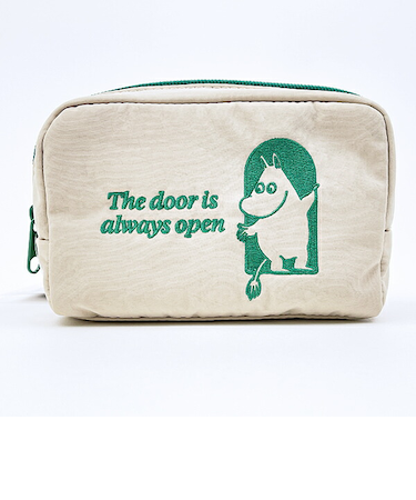 ムーミン 80th リバーシブルポーチ (グリーン) MOOMIN